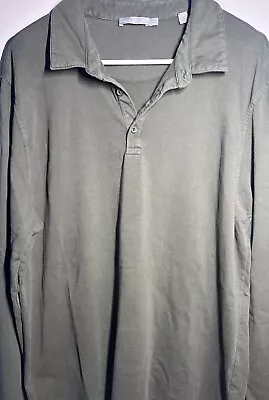 Vince. Men’s Large Long Sleve Henley Shirt • $30