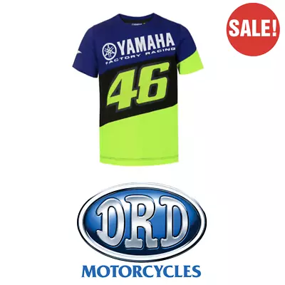 Genuine Yamaha Racing VR46 Kids T-shirt WAS: £29 • £14.50