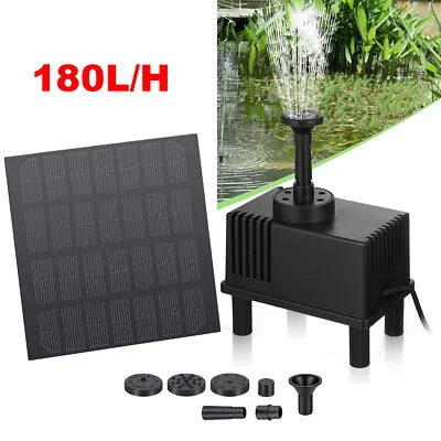 180L/H Solar Power Panel Kit Fountain Pool Pond Garden Submersible Water Pump US • $9.99