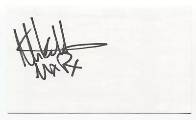 Mike Herrera Signed 3x5 Index Card Autographed Signature MXPX • $45
