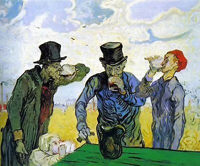 Drinkers By Vincent Van Gogh Art Painting Print • $12.99