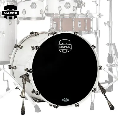 Mapex Saturn Evolution Maple 18  X 14  Bass Drum Polar White SEB1814MABPI • $964