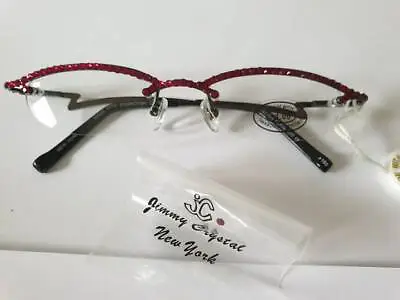 £12.99 • Buy JIMMY CRYSTAL New York Reading Glasses + 1.00 Red Swarovski GL666 Frame: CO3