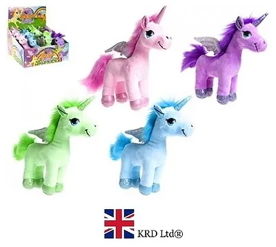 9  UNICORN PLUSH  SOFT TOY Snuggle Pals Cuddly Teddy Christmas Birthday Gift UK • £8.83