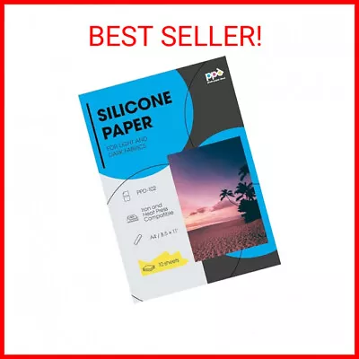 PPD Silicone Papers For T Shirt Transfer Iron Or Heat Press A4 PPD-102 10 Sheets • $10.22