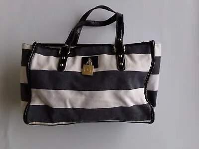 Tommy Hilfiger Satchel Nautical Purse Striped Handbag Tote • $27.99