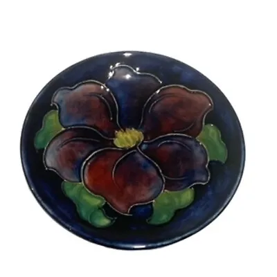 Rare Moorcroft Purple Anemone Trinket Plate Or Pin Dish 4.5  • $54.64