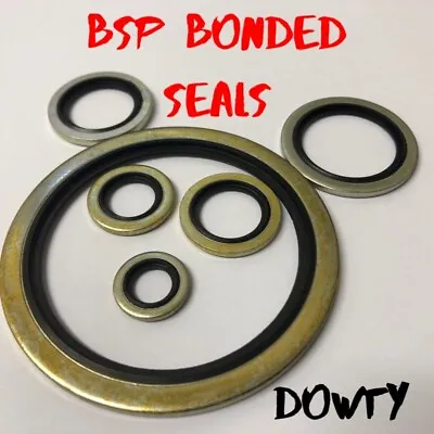 £1.09 • Buy Bonded Seals (Dowty Seal) Self Centering Hydraulic Oil Seal Washer BSP