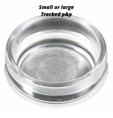 £5.99 • Buy CASTOR CUPS  LARGE CLEAR  STRONG   Furniture Castors. X 8