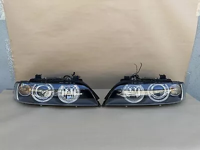 01-03 BMW E39 540i 525i 530i M5 EURO Set Of 2 OEM Xenon Headlights Assembly • $1300