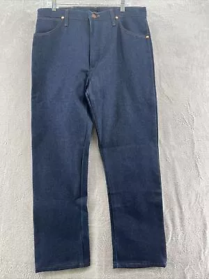 Wrangler Mens Official Pro Rodeo Competition Jeans Cowboy Cut Dark Wash Sz 36x30 • $29.21