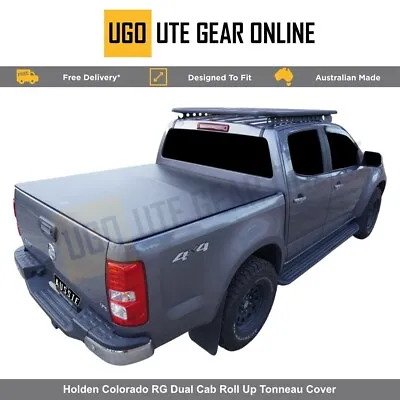 Roll Up Tonneau Cover For Holden Colorado Dual Cab July 2012-Current • $261.45