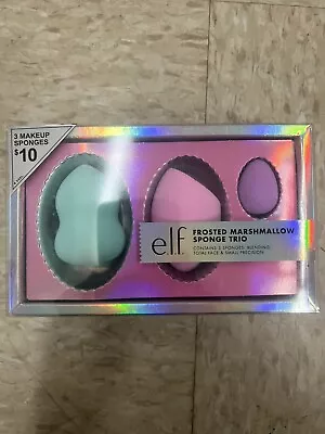 ELF Cosmetics Set Of 3 Makeup Sponges Frosted Marshmallow Sponges NEW • $4.50