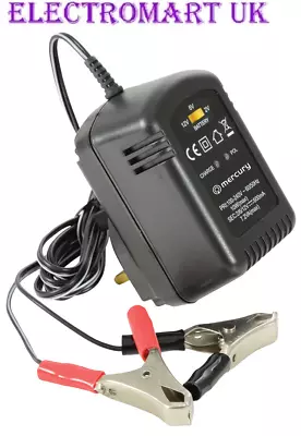 2v 6v 12v Volt Sealed Lead Acid Battery Charger Motorbike Quad Bike Toy Car • £12.90