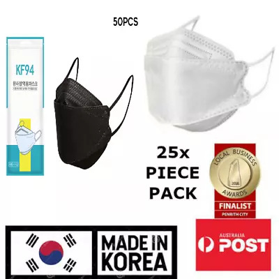 KF94 Face Masks Adult Protective Cover Mask 4-Layer Filter Comfortable 10-100PCS • $24.69