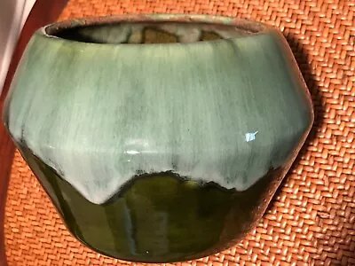 Vintage Frank Moreno Ceramics Calif-Green Planter Pot-8  • $30