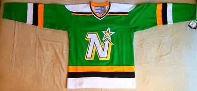 1989 Minnesota North Stars Mike Modano Road Green Jersey Size Men's Large • $109.99