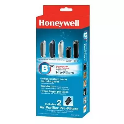 £24.83 • Buy Honeywell Model HRF-B2 Replacement Air Purifier Pre-Filter B Plus, 2 Pack Box