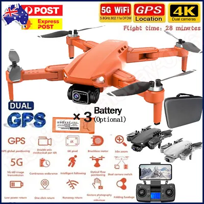 $104.80 • Buy 2023 Drone RC Drones Pro 4K HD Camera GPS WIFI FPV Quadcopter Foldable Bag Gifts