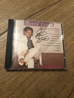 David Essex His Greatest Hits 1991 Signed CD Excellent Condition. • £10.99