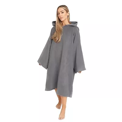 £13.99 • Buy Brentfords Hooded Towel Poncho Adult Absorbent Dry Beach Swim Bath Changing Robe