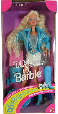 Vintage Mattel 1993  Western Stampin  Blonde Barbie Doll #10293 - Factory Sealed • $46.75