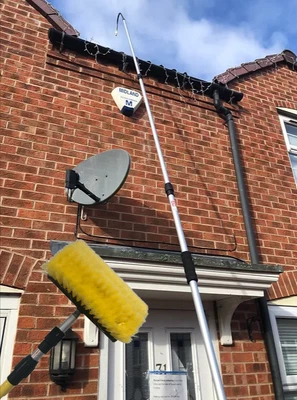£74.99 • Buy 4M Gutter Cleaning Kit, Telescopic Gutter Cleaner Pole, Window Cleaner Tools 