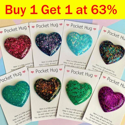 £3.38 • Buy Little Heart Pocket Hug LOVE Token Greeting Card Keepsake For Colleague Family