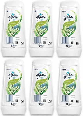 Glade Gel Lily Of The Valley Air Freshener Long-Lasting Scent 150g / Pack Of 6 • £10.99