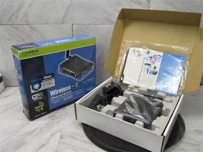 New Open Box Linksys WET54G 2.4GHz 802.11g Wireless G Ethernet BRIDGE 54 Mbps! • $24.98