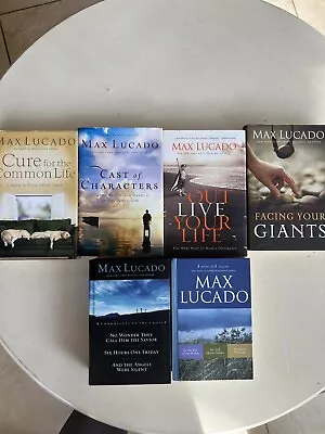 Max Lucado Lot Of 6 HC Books W/ 10 Books/Stories Total Christian Inspirational • $25