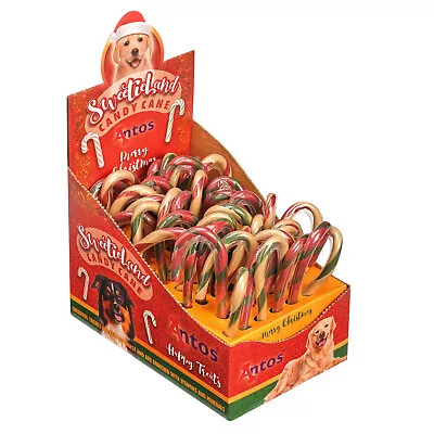 Antos  Candy Cane  3pcs - Sweetieland Christmas Dog Treat Chew Gift Puppy • £6.50