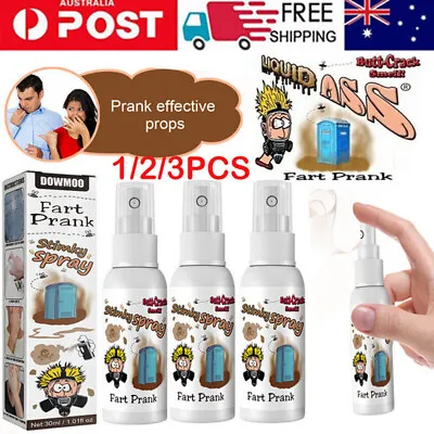 1/2/3PC 30ML Fart Liquid Spray Prank Stink Ass Gag Smell Bomb Joke Stinky Gas AU • $17.99