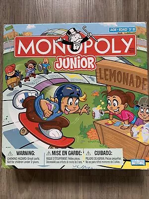 Monopoly Junior Lemonade Stand Board Game 2005 Edition Parker Brothers Complete • $32.72