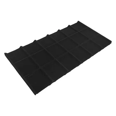 18 Square Black Velvet Jewelry Compartment Tray Storage Organizer Drawer Inserts • $28.50