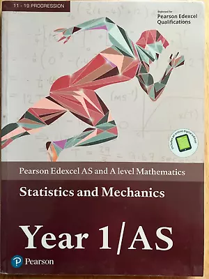 Edexcel AS And A Level Mathematics Statistics & Mechanics Year 1/AS Textbook... • £6