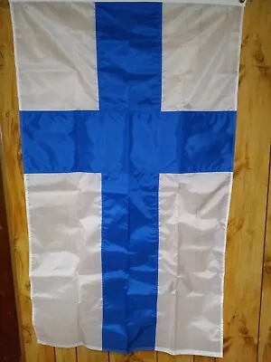 ANNIN Nyl-Glo Nylon FINLAND Flag 3ft X 5ft 192614 • $15