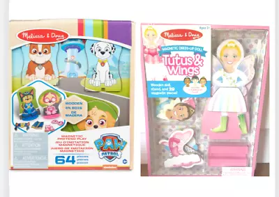 Melissa And Doug Paw Patrol Magnetic Pretend Play & Dress Up Doll Tutus & Wings • $24.99