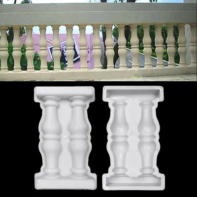 Roman Pool Fence Cement Railing Column Mold Balcony Garden Plaster Concrete • $36.09