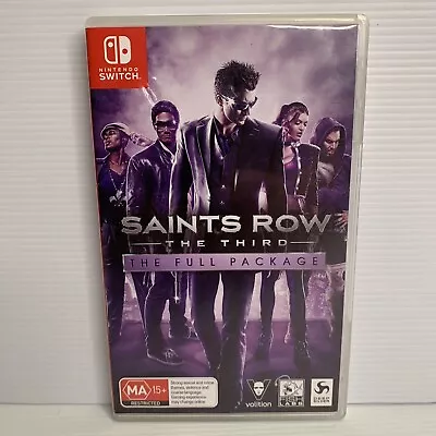 Nintendo Switch Saints Row The Third 3rd 3 The Full Package AUS Open World Game • $31.99