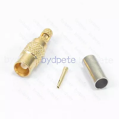 MCX Female Jack Connector Straight RF Coaxial Crimp For RG174 RG316 Cable 50ohm • $1.40