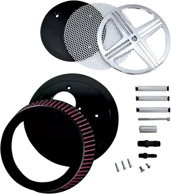 $299.95 • Buy XXx Big Air Kit Cleaner Filter Assembly Chrome Washable Yamaha V Star 1100 99-09