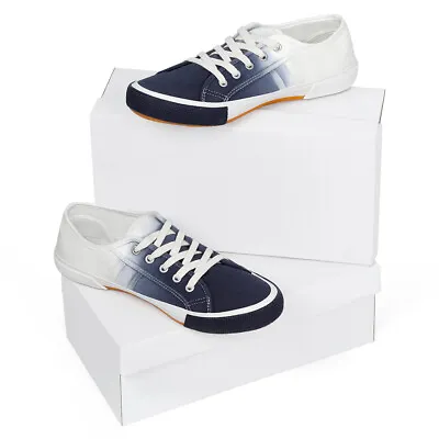 New Women Men Canvas Shoes Flats Oxford Fashion Casual Slip On Sneakers Blue • $8.99