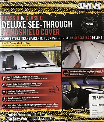 $52.48 • Buy ADCO 2501 Deluxe Windshield RV Cover (Ford) NEW 🔥