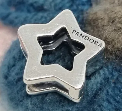 Genuine Pandora Reflexions Silver Star Clip Charm 💕 S925 ALE  • £28