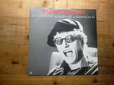 Captain Sensible Glad It's All Over Very Good 12  Maxi Single Vinyl Record CAPX6 • £10