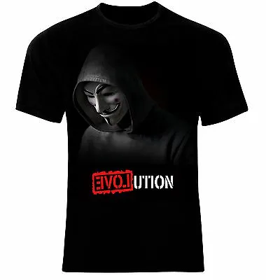 $12.36 • Buy Anonymous V For Vendetta Evolution T-Shirt Neu 100% Cotton All Sizes