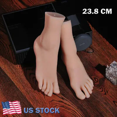 US STOCK Lifelike Silicone Feet Female Foot Mannequin Display Model 23.8cm • $34.37