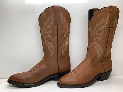 Mens Masterson Boot Co Cowboy Brown Boots Size 10 Ew • $26.99