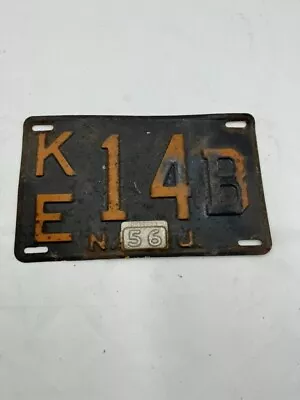 New Jersey 1956 License Plate KE 14 B • $49.99